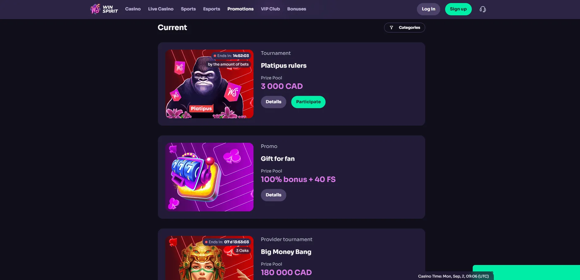 WinSpirit Promotions